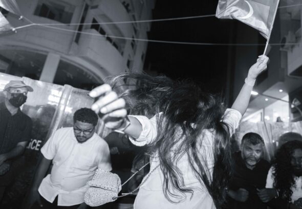 Maldives-Male'-Protests