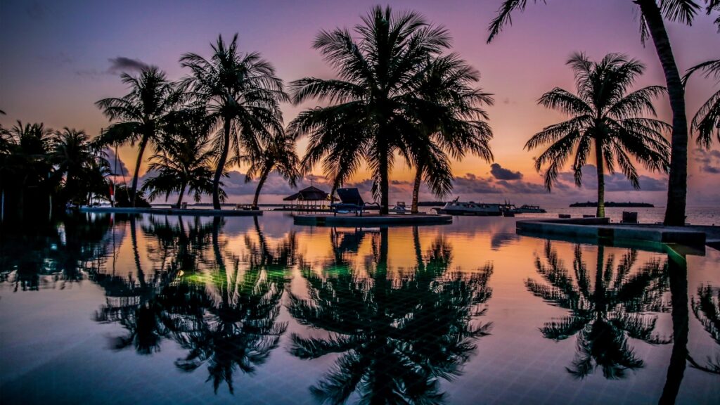 Lunar New Year guests can enjoy views at Kandooma like this sunset