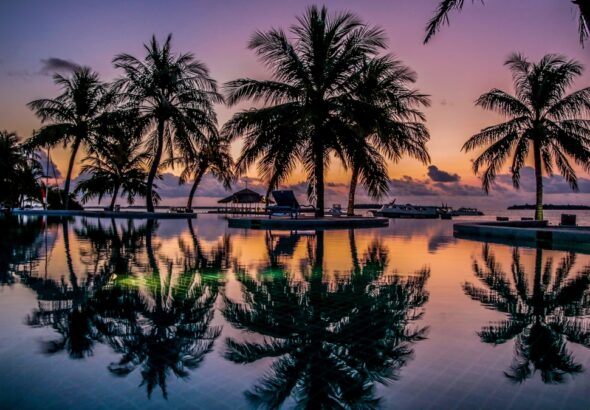 Lunar New Year guests can enjoy views at Kandooma like this sunset