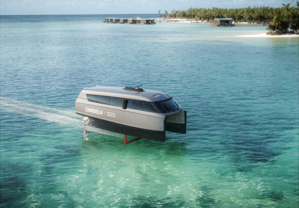 Rendering of Candela electric vessel