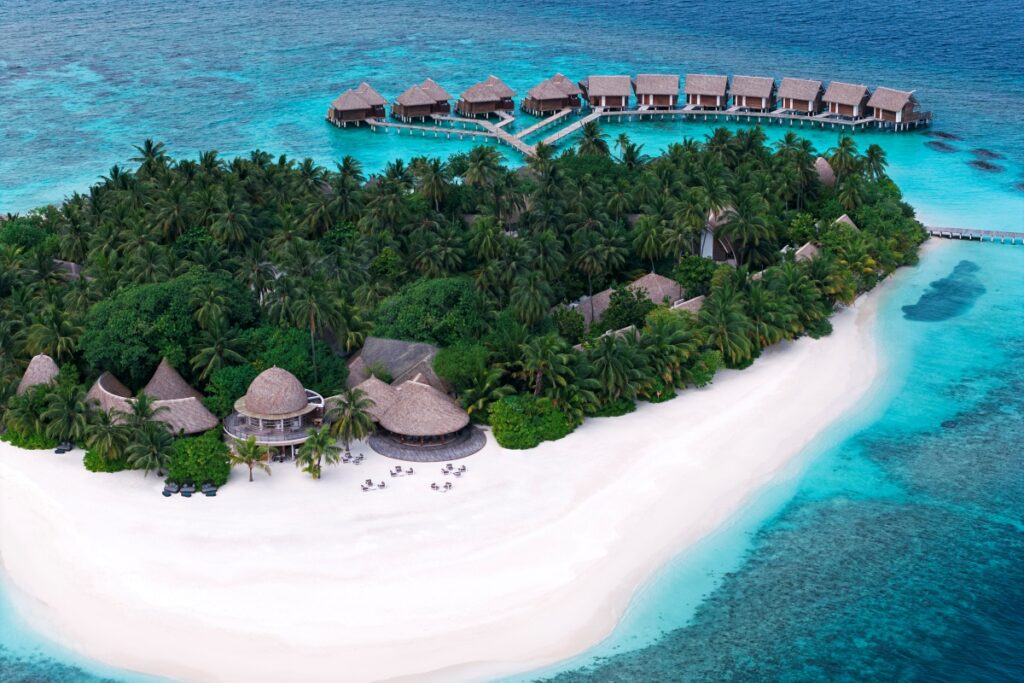 Aerial view of Kandolhu Maldives
