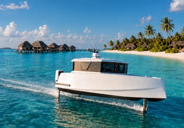The Navier Network electric vessels in the Maldives