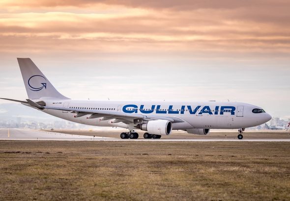 A Gullivair aircraft serving the new Europe-Maldives direct route